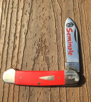 Case Xx Canoe Seminole Lightning S 3 Dot R1131 Ss Old Pocket Knife 1987