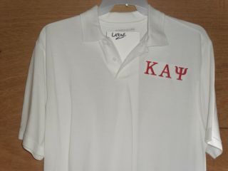 Kappa Alpha Psi Polo Shirt | Custom Greek Apparel $15