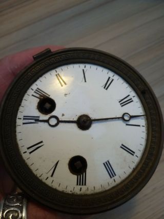 Vintage Clock Mechanism / Movement Spares Or Repairs