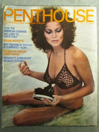 Vintage Penthouse March 1978 Miss Carmen Pope Good Centerfold