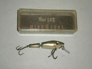 Vintage L&s 00m Mirrolure Fishing Lure W/ Box