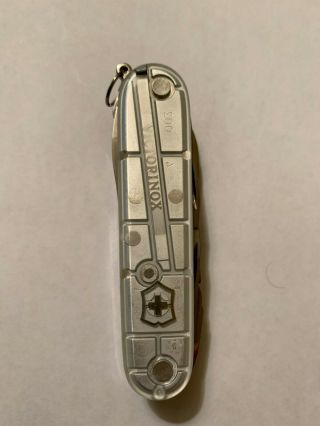 Victorinox Swiss Army 91mm Knife Silver Tech Deluxe Tinker