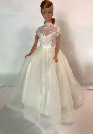 Vintage Barbie Clone Gown Or Wedding Dress