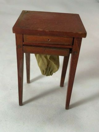 Tynietoy Sewing Table With Green Silk