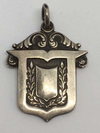 Sterling Silver Fob Medal.  John Taylor 1930