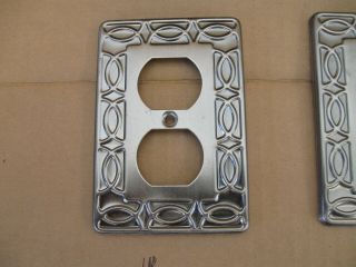 21 Wall Switch Plate Outlet Covers Ornate Metal Wallplates Bronze Antique Brass 2