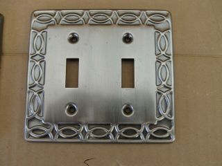 21 Wall Switch Plate Outlet Covers Ornate Metal Wallplates Bronze Antique Brass 4