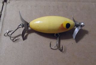 Old Stock Estate Found Pre - Owned Vintage Top Water Wooden Fishing Lure