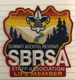 Bsa Summit Bechtel Reserve Sbrsa Staff Association Life Member