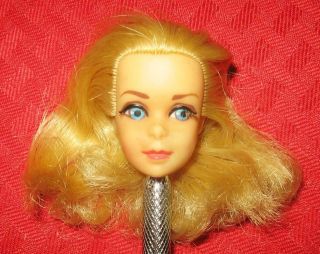 Vintage No Body Straight Leg Truly Scrumptious Mod Blonde Barbie Head