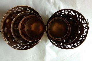 Vintage Solid Copper Nesting Balls made in India 4