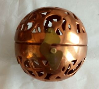 Vintage Solid Copper Nesting Balls made in India 6