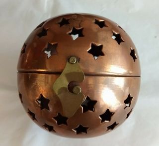 Vintage Solid Copper Nesting Balls made in India 7