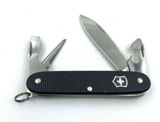 Victorinox Pioneer Swiss Army Knife Black Alox TSA Pocketknife SAK 2