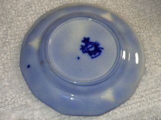 2 Antique Flow Blue China KYBER Plates by Adams 4