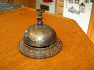 Antique Desk Service Bell Pat.  1856,  1863