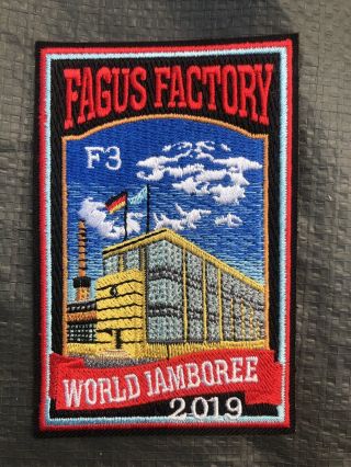 24th World Scout Jamboree 2019 Wsj Subcamp Fagus Factory Ghost Camp Patch
