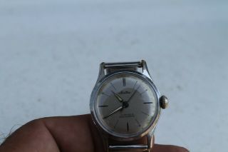 Antique Vintage Old Swiss Made Nielka Wrist Watch 17Jewels 5