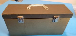 Antique Capitol Records 45 Record Double Case Gold And Black 7100