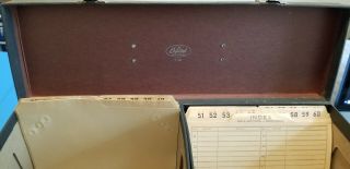 Antique Capitol Records 45 Record Double Case Gold And Black 7100 3