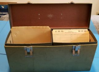 Antique Capitol Records 45 Record Double Case Gold And Black 7100 4