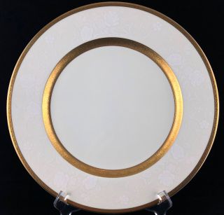 Mikasa Antique Lace Chop Plate Platter Encrusted Gold