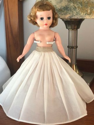 Vintage Blonde Madame Alexander Cissette Doll With Tagged Gown Slip