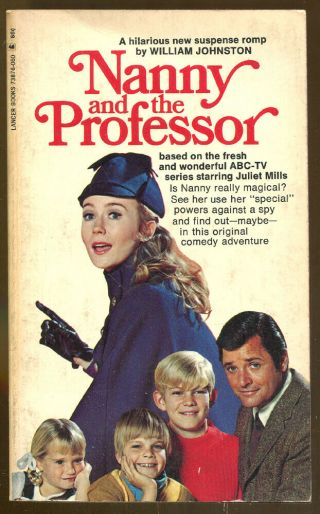 Nanny And The Professor By William Johnston - Vintage Lancer Tv Tie In Pb - 1970