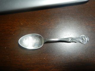 Old Sterling Silver Souvenir Spoon Court House Paola In Indiana