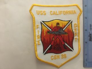Us Navy Uss California Fire Department