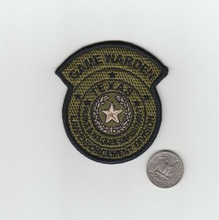 Obsolete Texas Game Warden Tpwd Parks Wildlife Conservation Patch Dnr Park