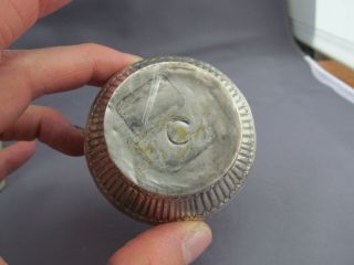 ANTIQUE VINTAGE ART DECO STERLING FLOWER TRINKET PILL JEWELRY BOX CONTAINER 45g 5