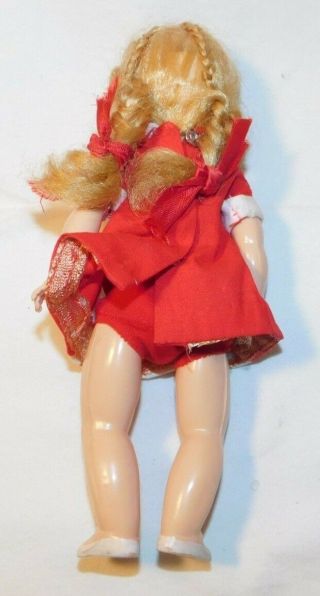 Vintage Plastic Baby Doll with Real Hair and Beddy Bye Eyes 2