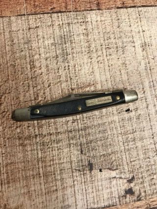 Vintage Sears Craftmans 95072 Stockman - 3 Folding Pocket Knife Made In Usa