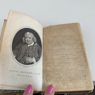 Antique Johnson’s Dictionary Of The English Language 1814 2