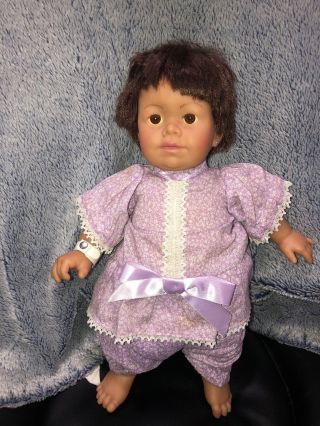 Vintage Doll J Turner 1986 Hispanic Ethnic Real Baby Earrings Biracial