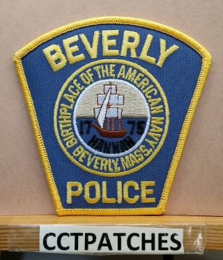 Beverly,  Massachusetts Police Shoulder Patch Ma