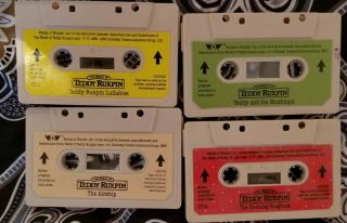 1985 VINTAGE Teddy Ruxpin Worlds of Wonder Talking Bear,  tapes and books 7