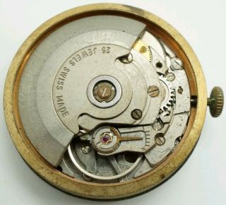 Vintage Eta Cal.  2783 25 Jewel Automatic Watch Movement Runs For Repair
