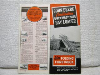 Antique 1941 John Deere Hay Loader Brochure
