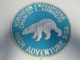 Vintage Northern Expeditions Charles L.  Sommers Bsa High Adventure Fabric Patch