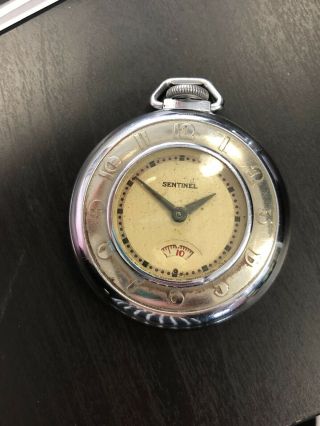 Vintage Pocket Watch Sentinel The E.  Ingraham Co.  Movement