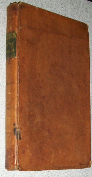 1838 Antique Leather Medical Book Diseases Of Stomach Intestines Leeches Opiates
