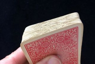 Bicycle 808 Model No.  1 back c1895 antique vintage playing cards deck USPC 52/52 7
