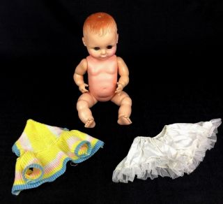 Eegee Vintage 1973 Baby Doll 16.  5 " Hard Plastic Drink And Wet Sleep Eyes Jointed