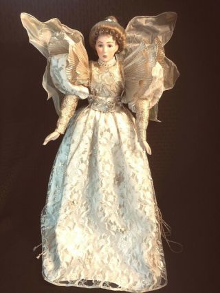 Vintage 21 " Porcelain Angel Doll