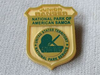 American Samoa National Park Special Design Junior Ranger Badge Nointshp
