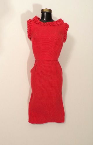 Vintage Barbie " Matinee Fashion " Dress Only 1640 1965