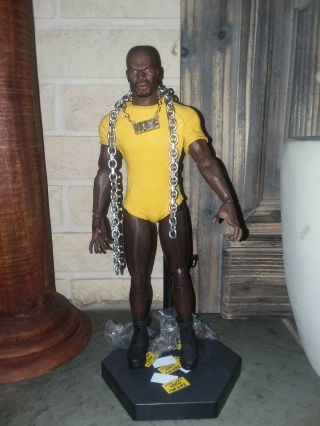1/6 Action Figure Luke Cage African American Male W/ Extra Hands And Stand