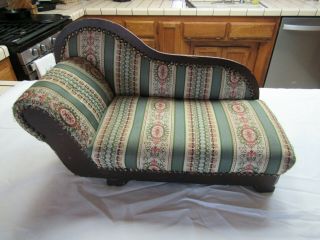 Antique Chaise Longue / Fainting Couch Large Doll / Salesman 